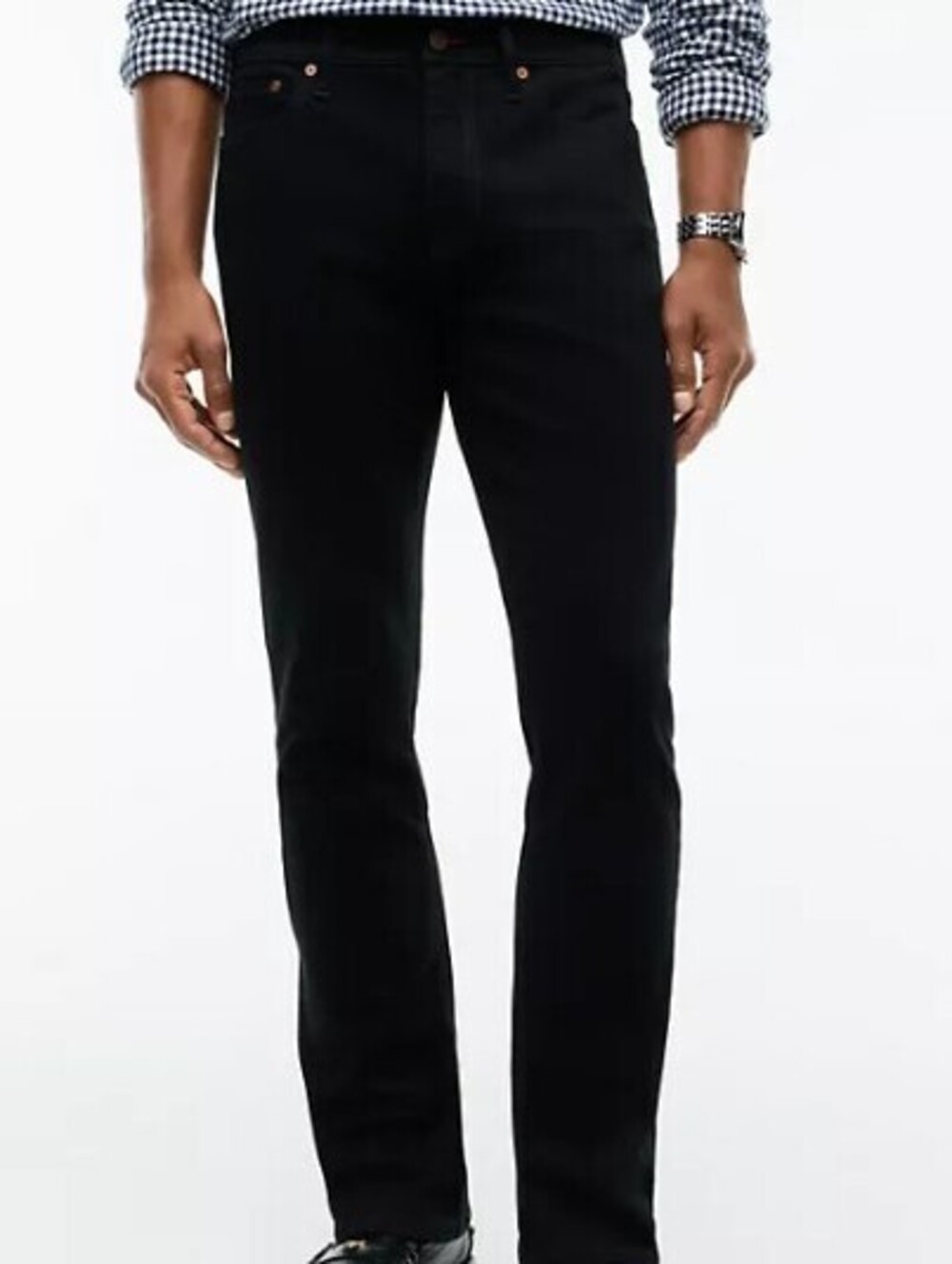 BRAND NEW: TOMMY® SLIM CUT MEN'S JEANS-33/32-BLACK